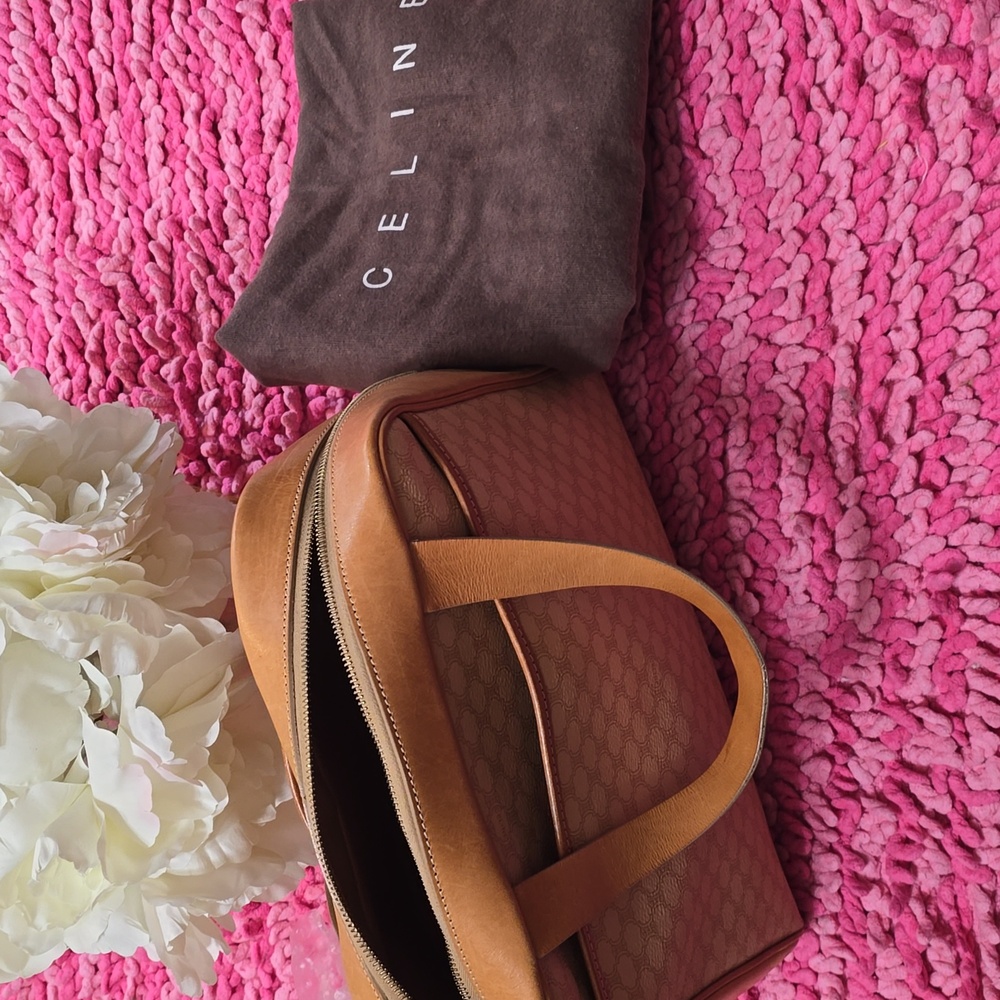 Celine Beige and Tan Satchel - Picture 8 of 16